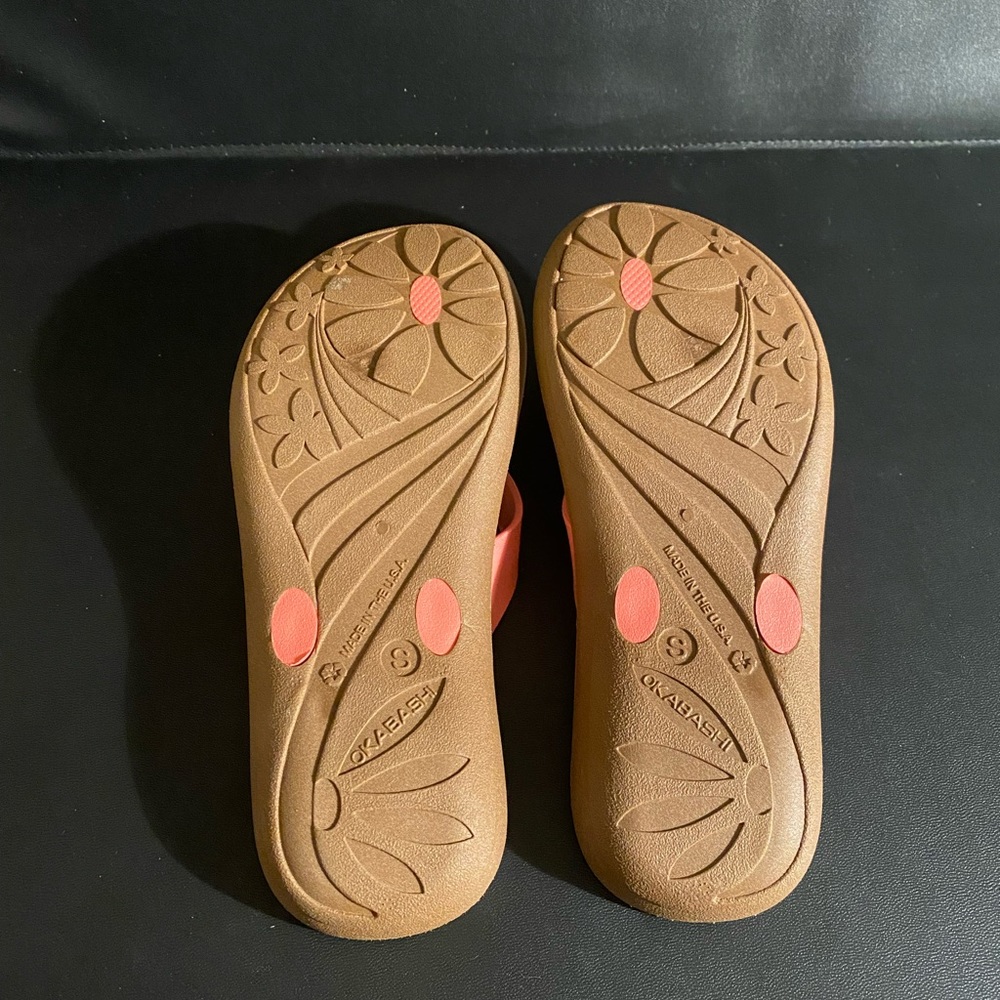 Okabashi flip flop sandals Size S - Picture 2 of 5